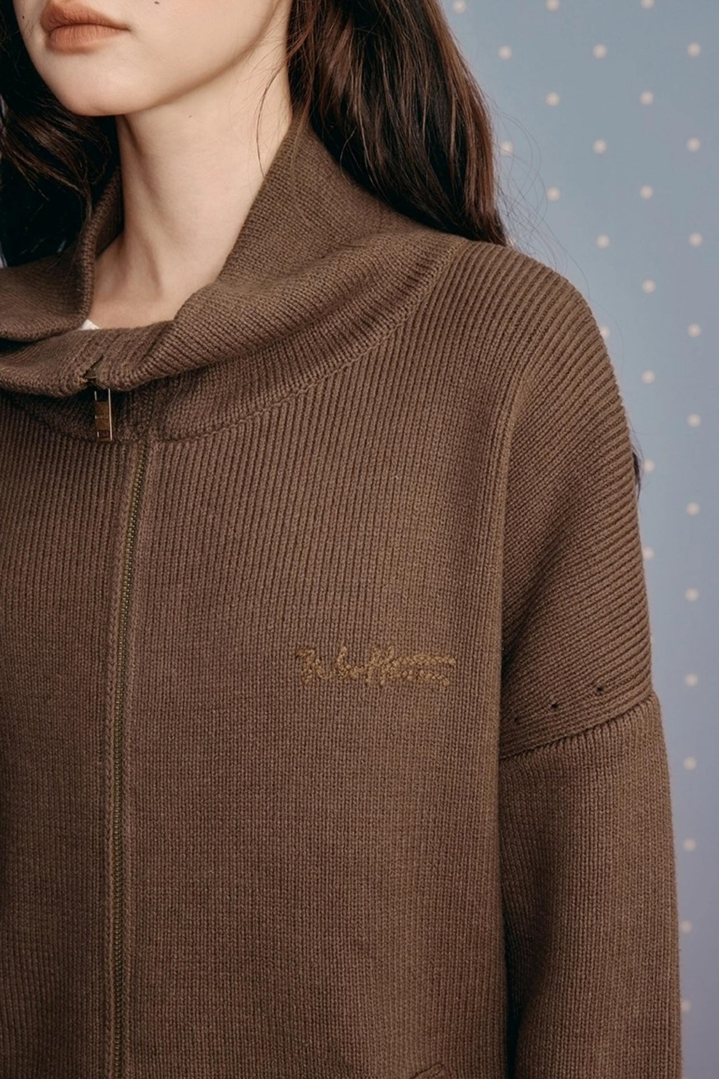 Embroidered Knitted Sweater
