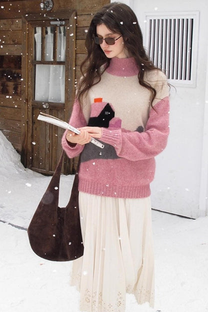 Rin's Poem Pleated Skirt