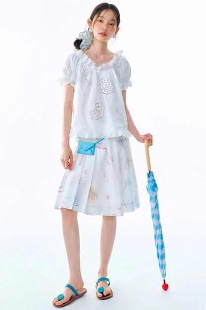 Starfish Pleated Skirt Set-Up