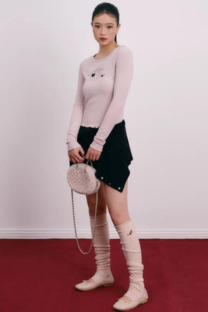 Fuzzy Velvet Quilted Handbag