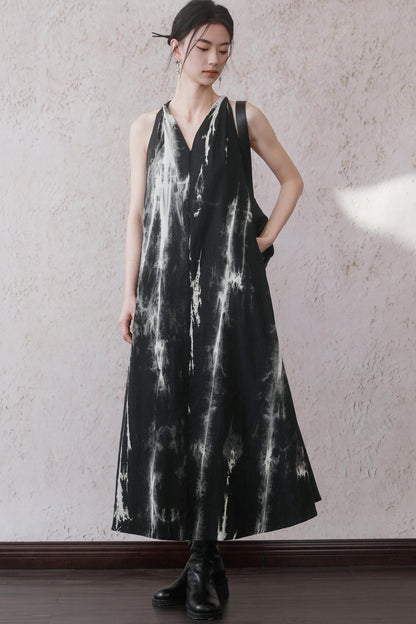 Twisted Flutter Tank Dress