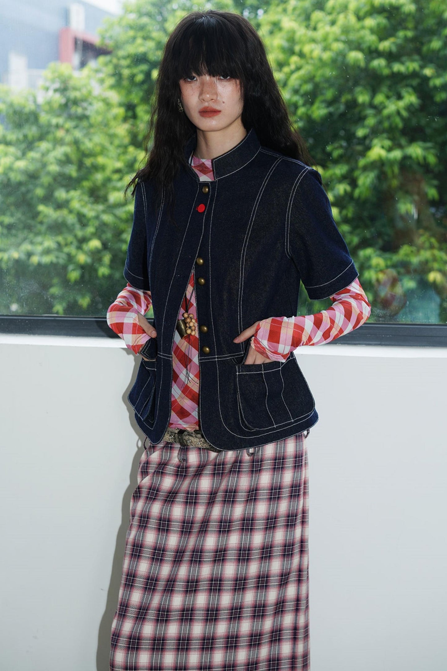 Vintage Denim Slim Jacket