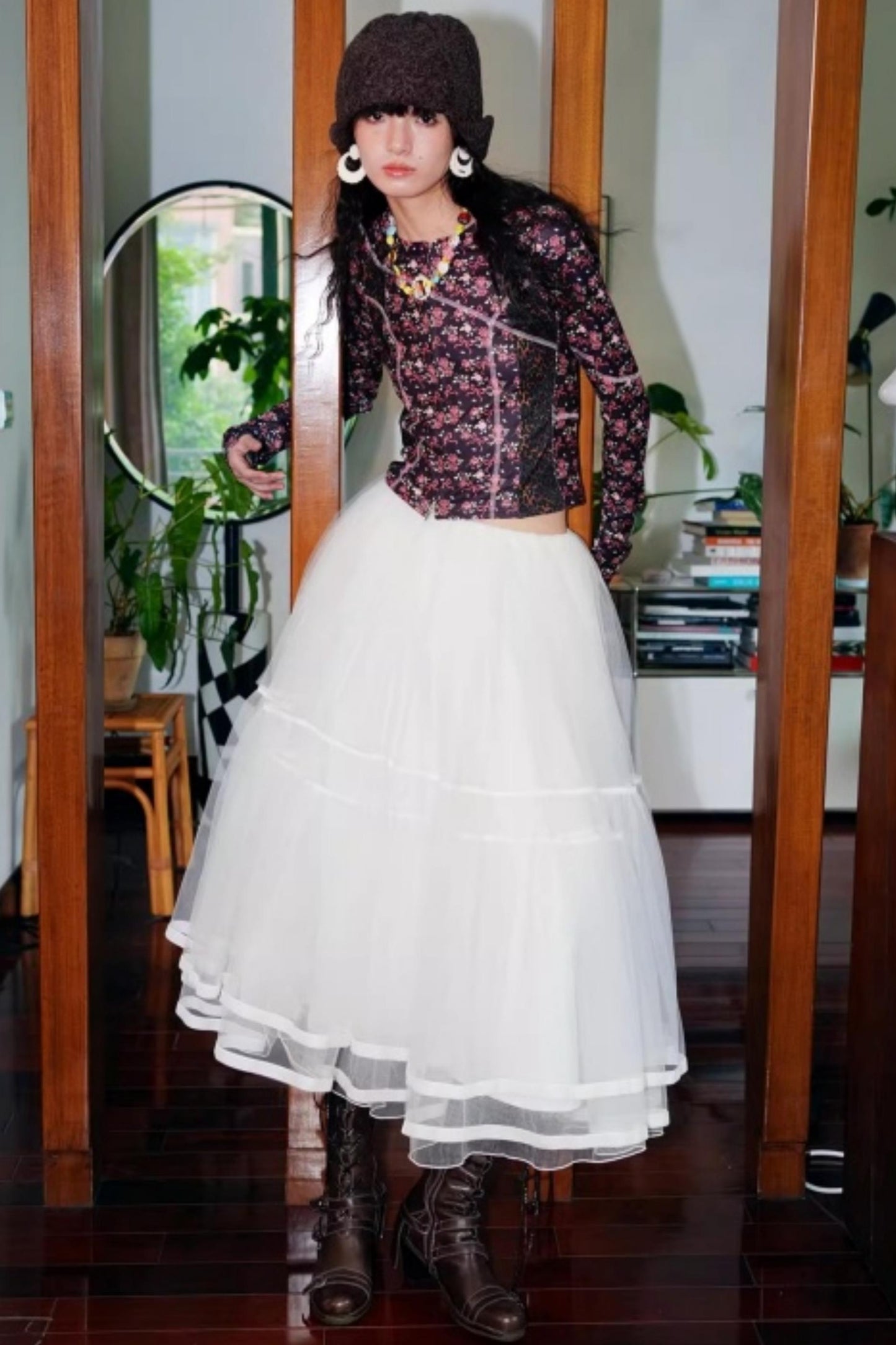 Vintage Leopard Velvet T-Shirt