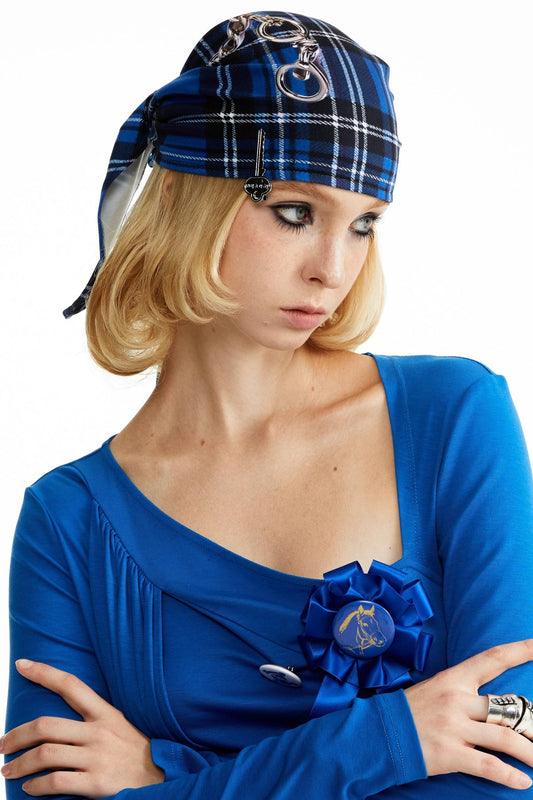 Multicolor Knitted Bandana