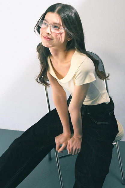 Minimalist Knit Slim Fit Top