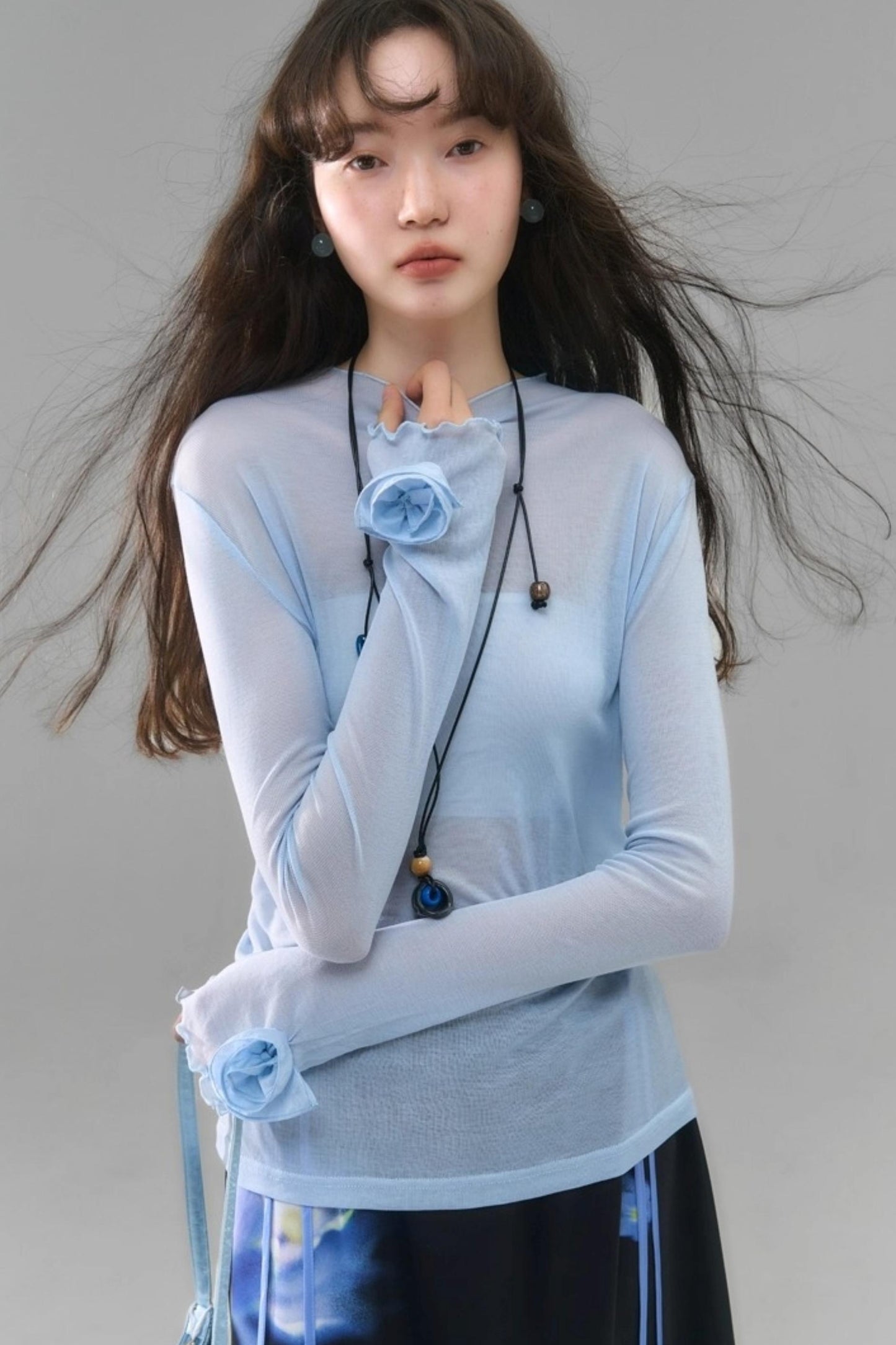 Original Island Rose Tencel Knit Top