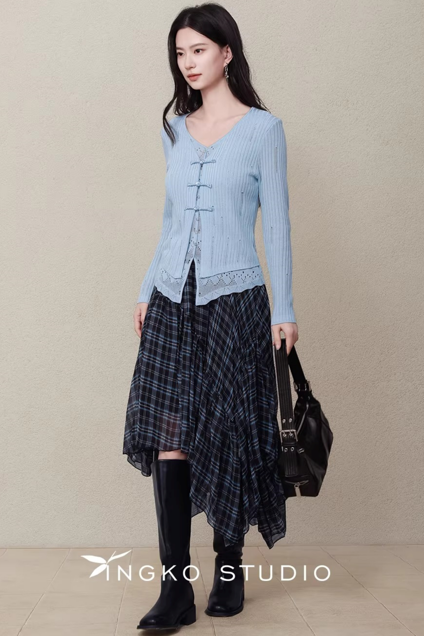 Ingko Cloud Blue Cardigan