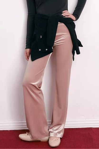 Velvet Embroidered Sweatshirt Set-Up