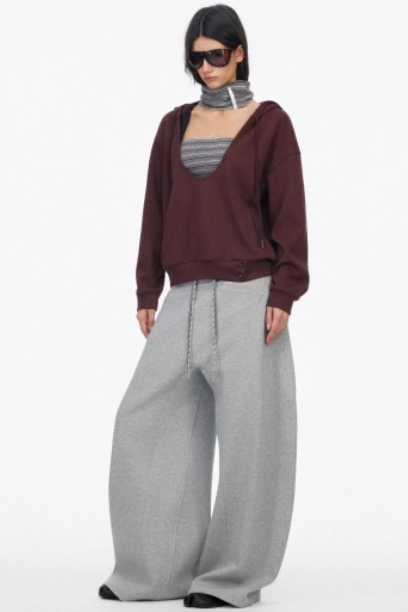 Casual Fleece Loose Sweatpants