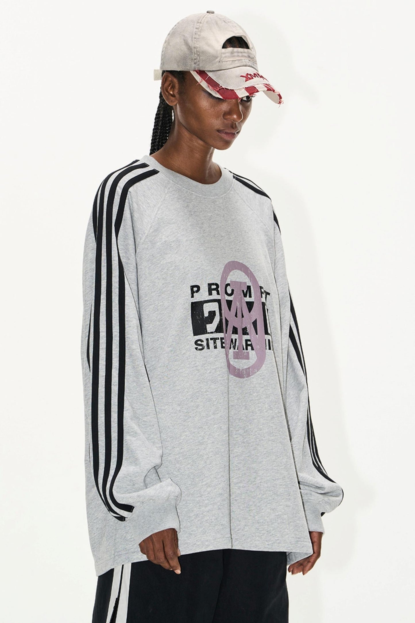 Flower Gray Clash Sweatshirt