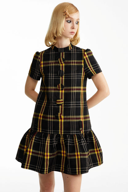 Fall Check Dress