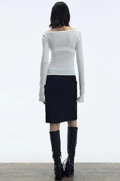 Patchwork Lace Swing Top