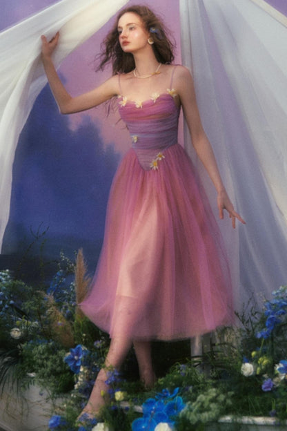 Purple Dreams Halter Dress