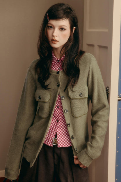 Vintage Winter Knit Jacket