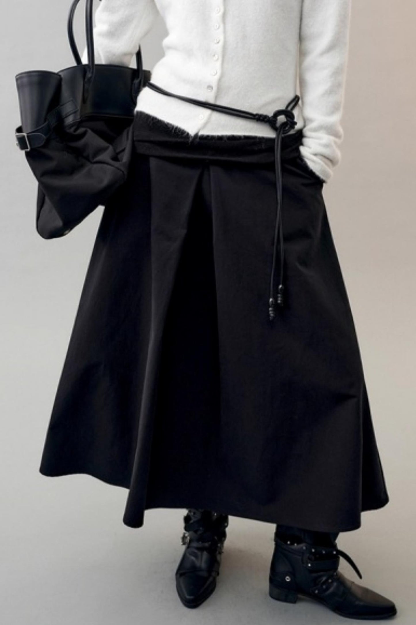 Chic Waist Deconstructed Skirt