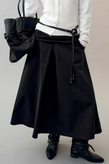 Chic Waist Deconstructed Skirt