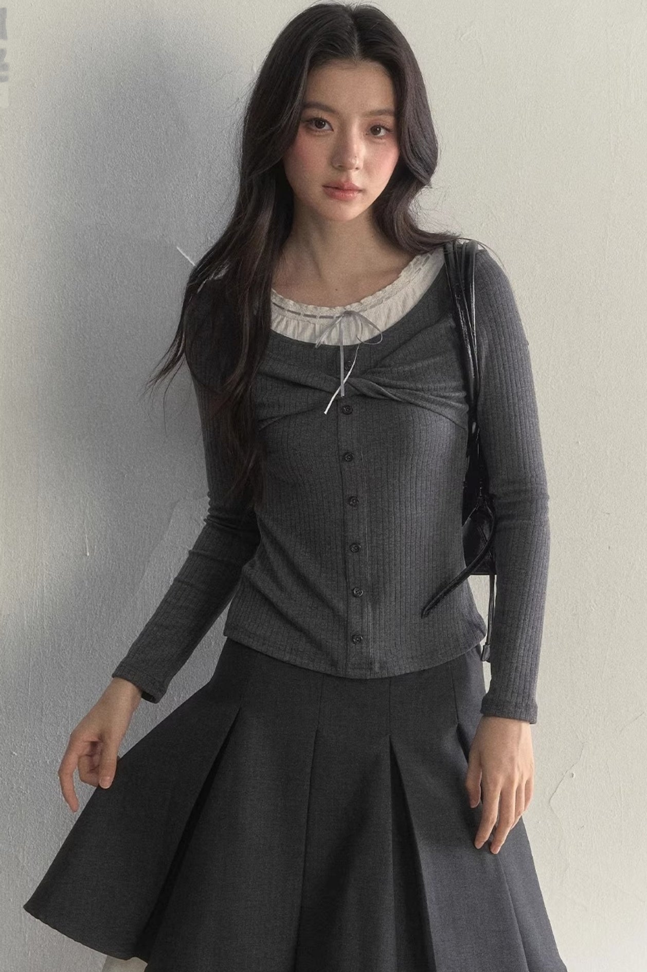 Bow Knot Knitted Top
