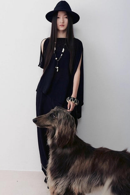 Unique Heart Beaded Glass Necklace