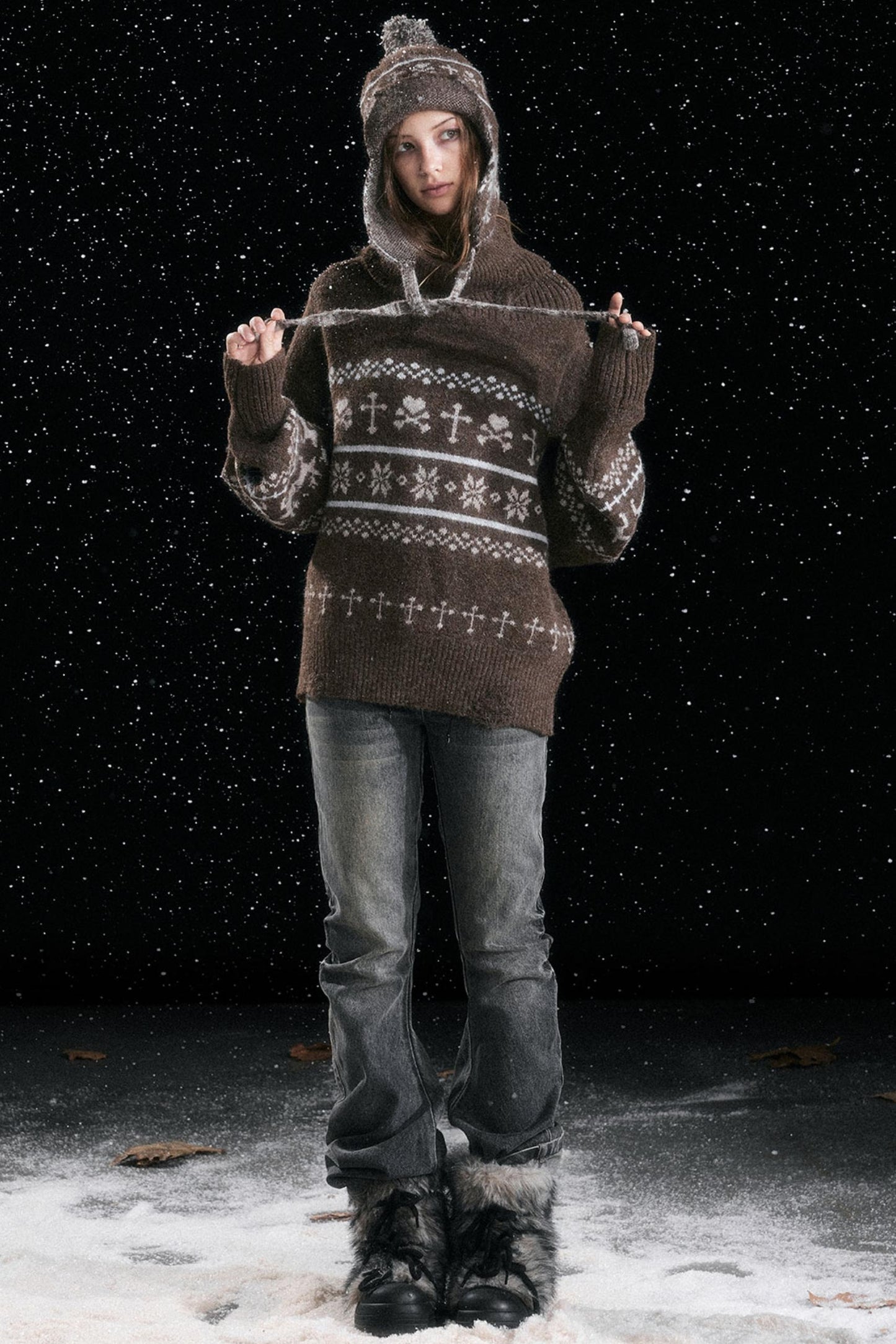 Fair Isle Vintage Sweater Top