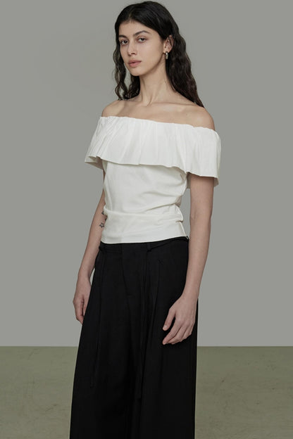 Modern Off-Shoulder T-Shirt