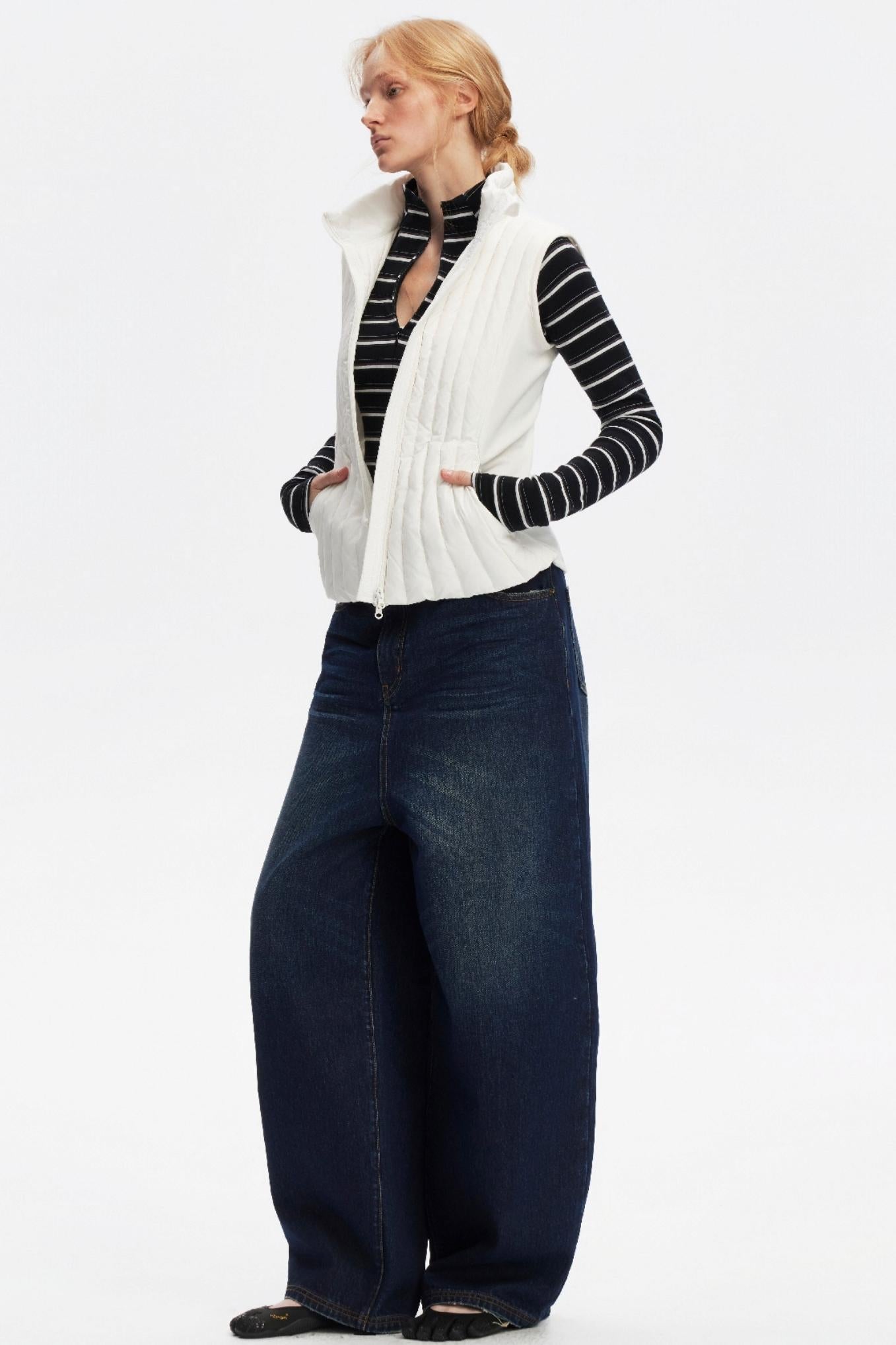 Vintage Distressed Denim Pants