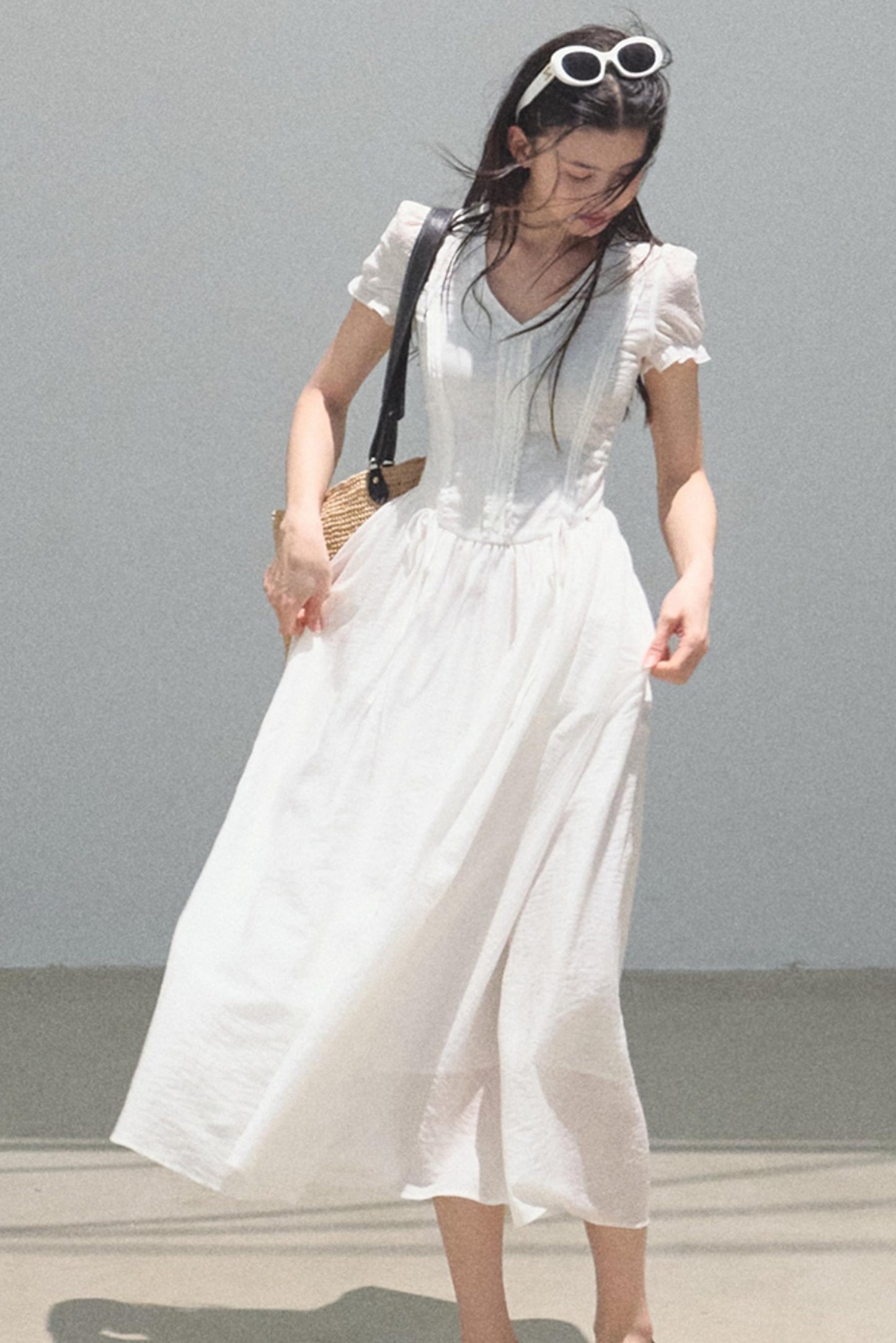 Blue Hour V-neck Dress