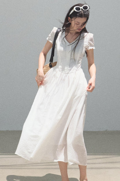 Blue Hour V-neck Dress