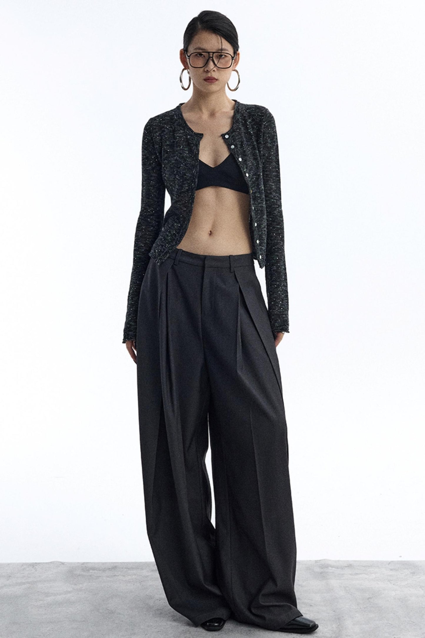 Glitter Sequins Knitted Top