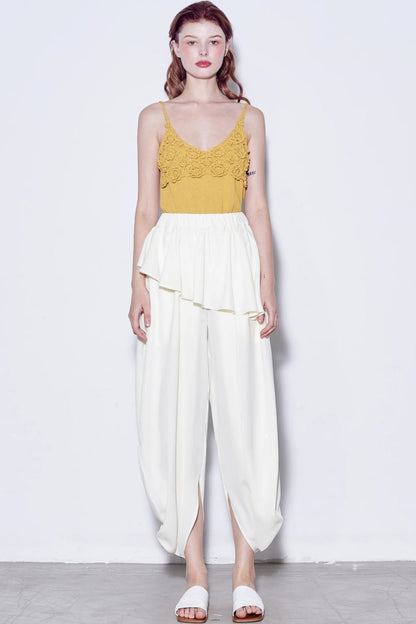 Airy Ruffle Pants