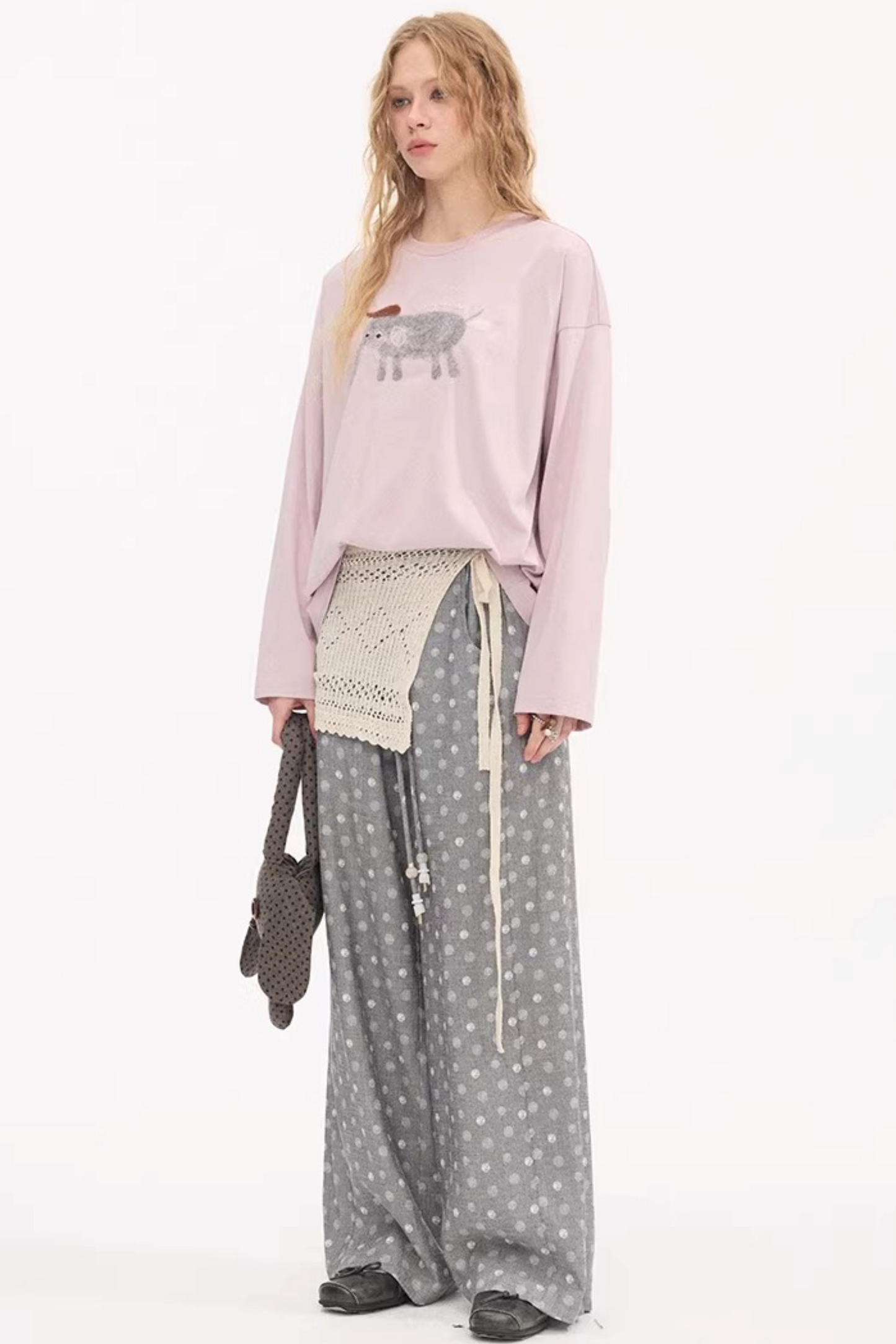 Beaded Polka Dot Pants