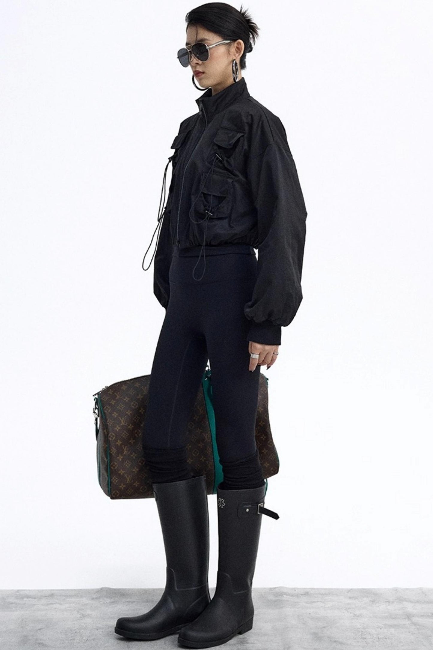 Pig Nose Multi-Pocket Flight Jacket