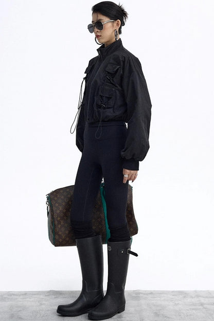 Pig Nose Multi-Pocket Flight Jacket