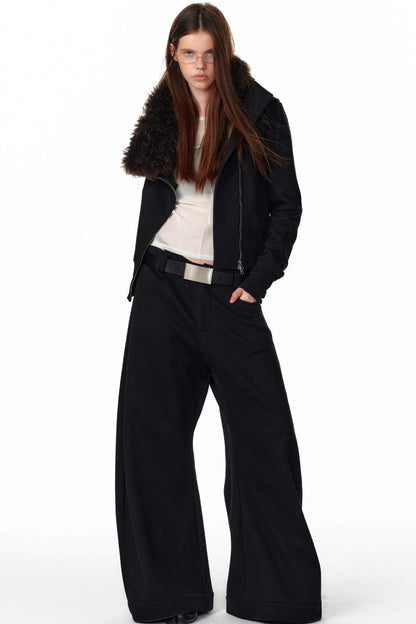 Retro Plaid Fleece Lined Sweatpants