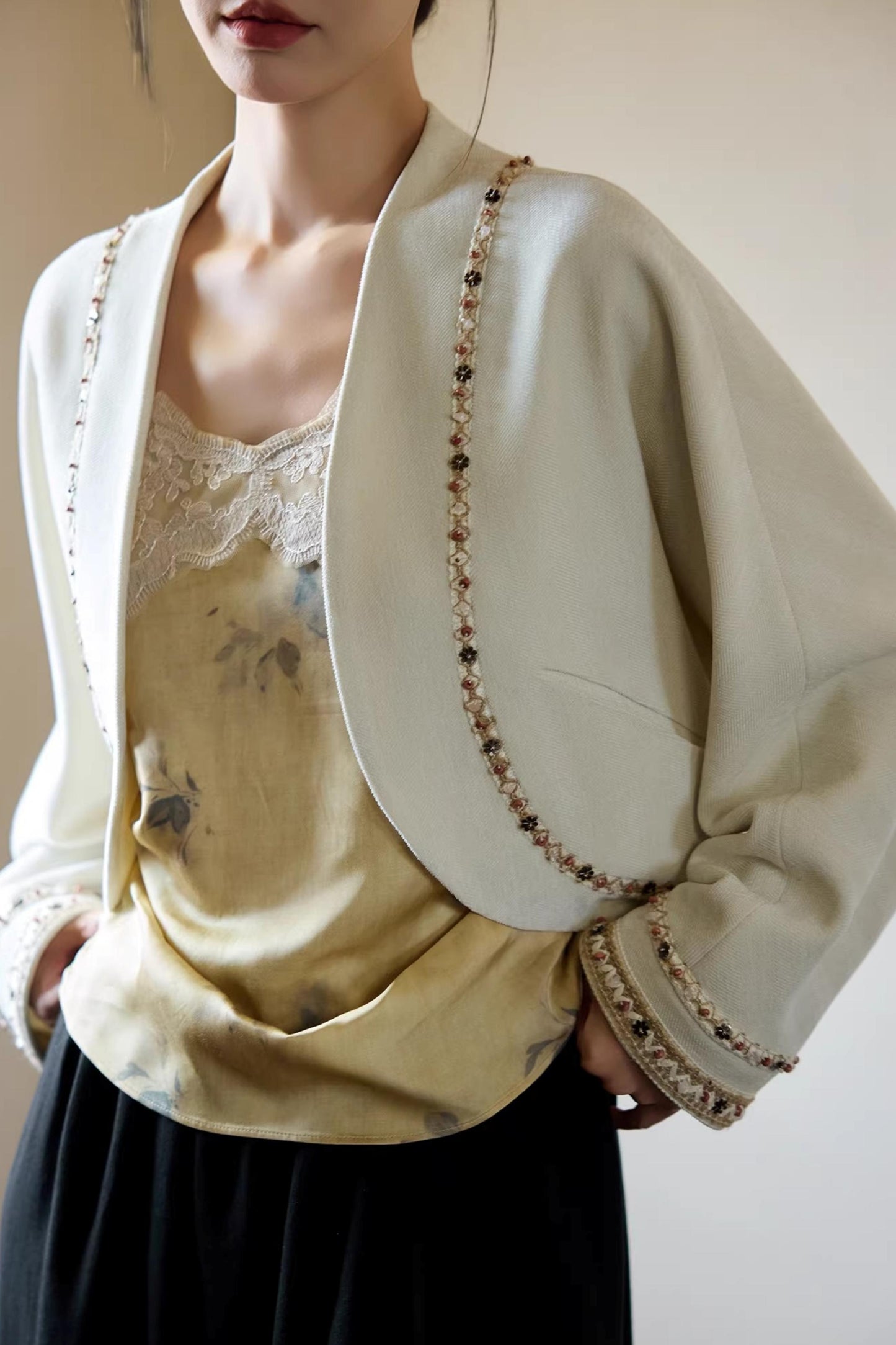Chinese Cocoon Cardigan Jacket