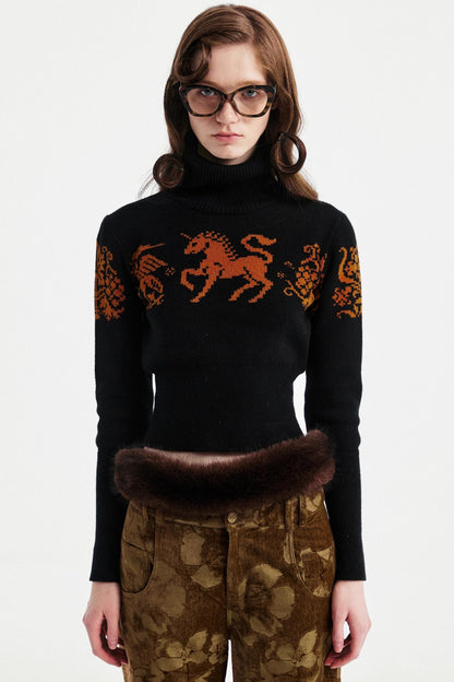 Vintage Jacquard Sweater