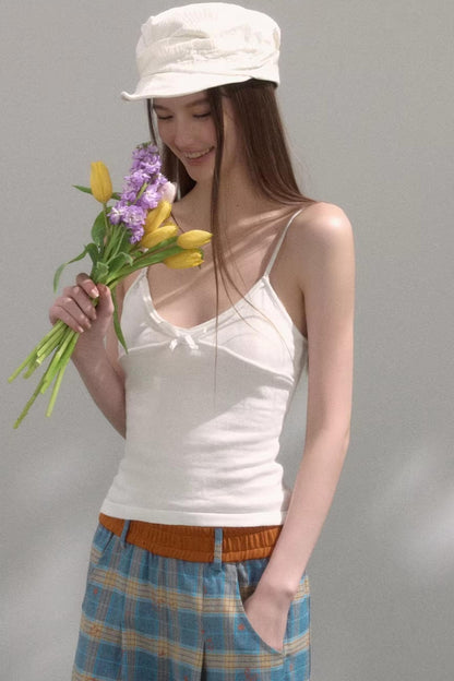 Sweet Embroidered Knitwear Set