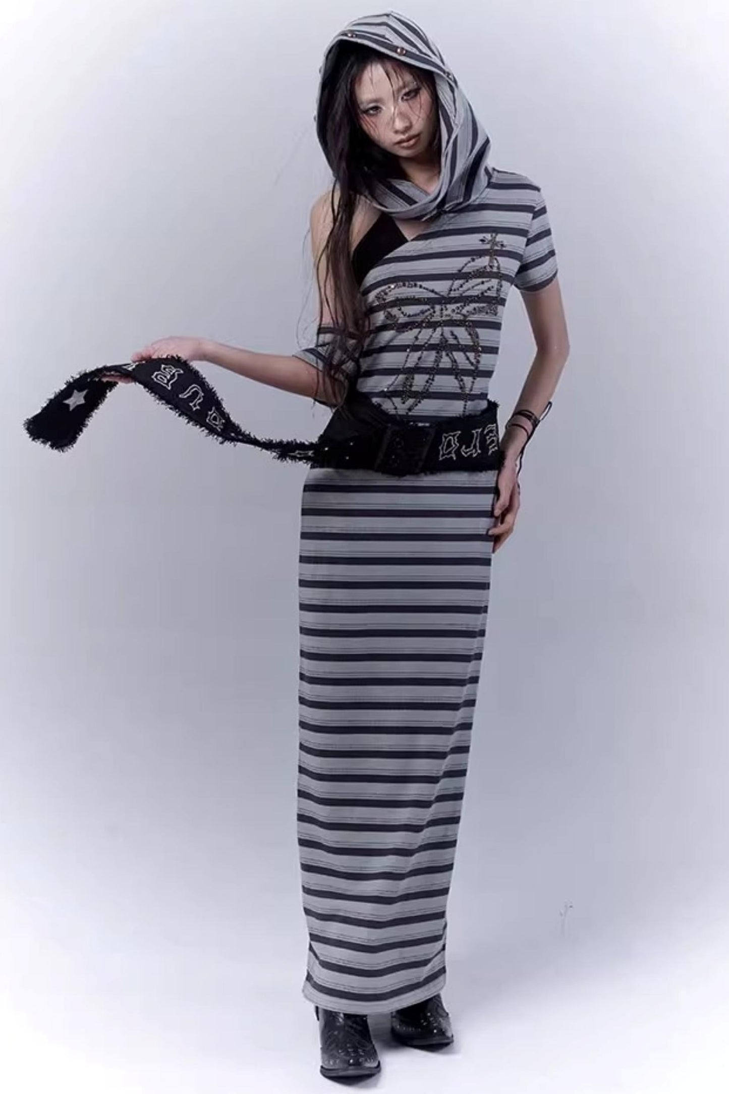 Striped Wasteland Dress Set-Up