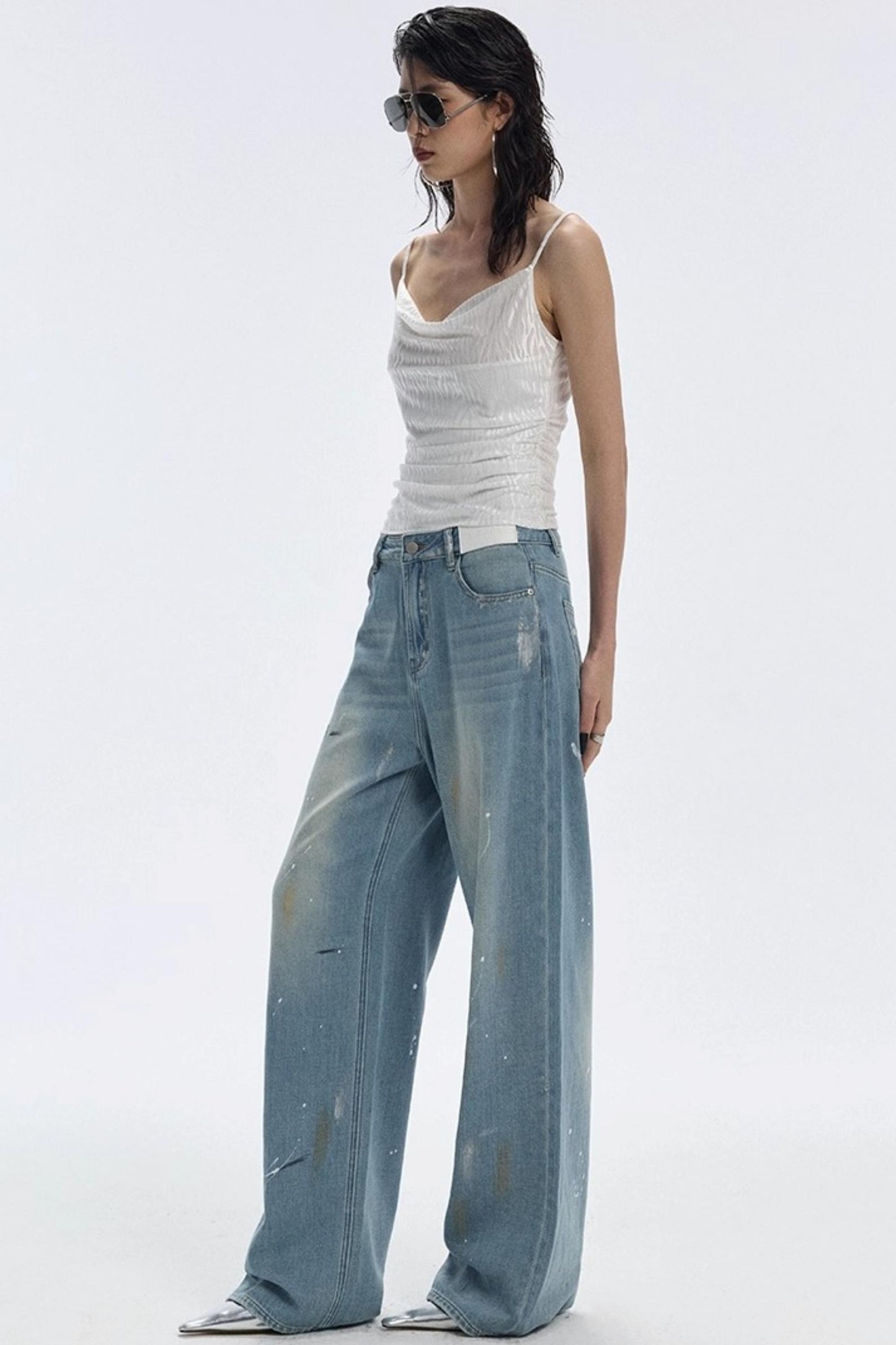 Summer Design Straight-Leg Pants