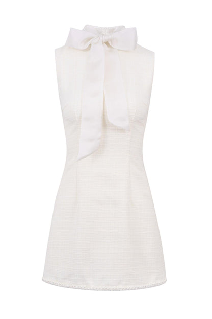 Fragrant Bow Vest Dress