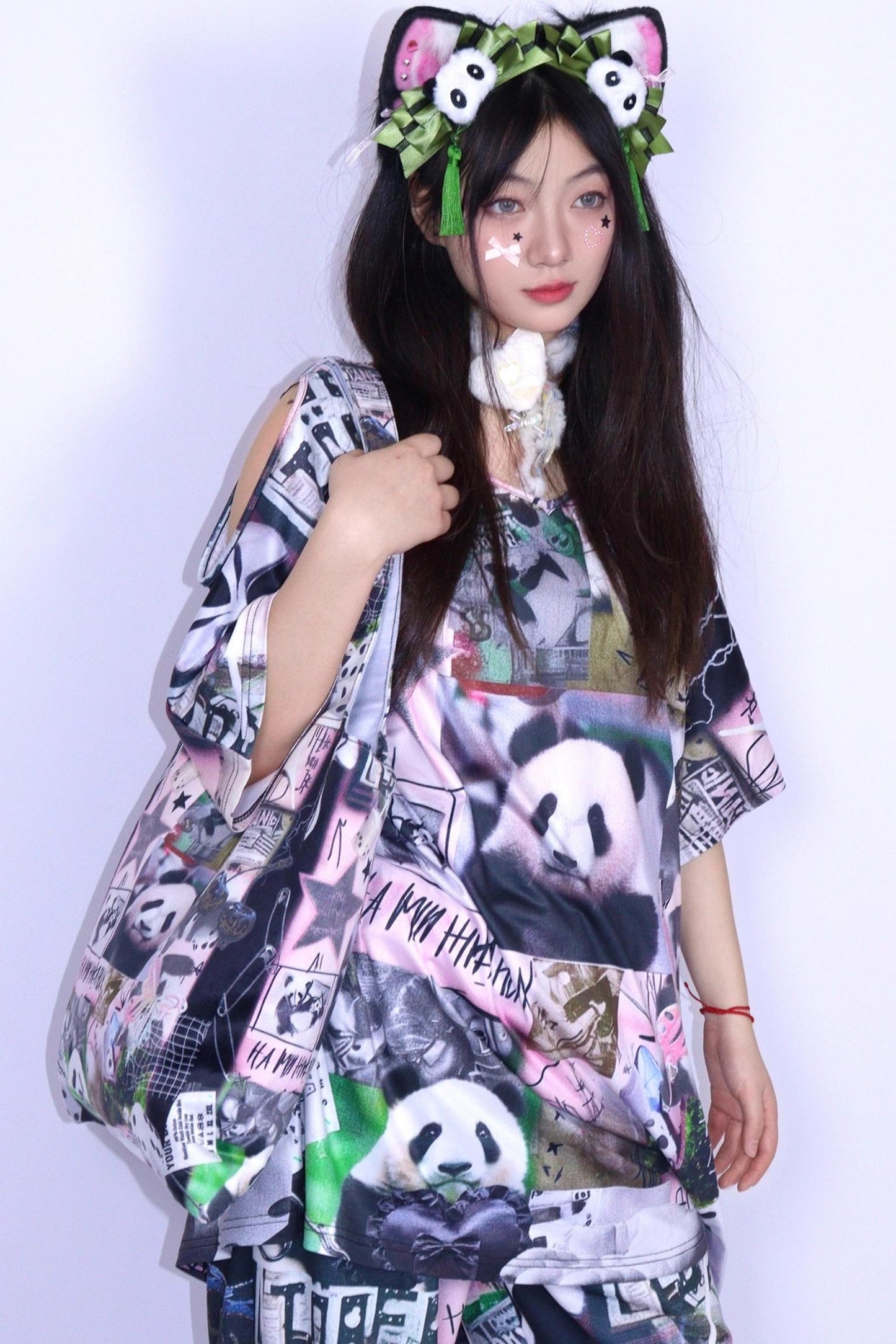 Panda Stitchwork T-Shirt