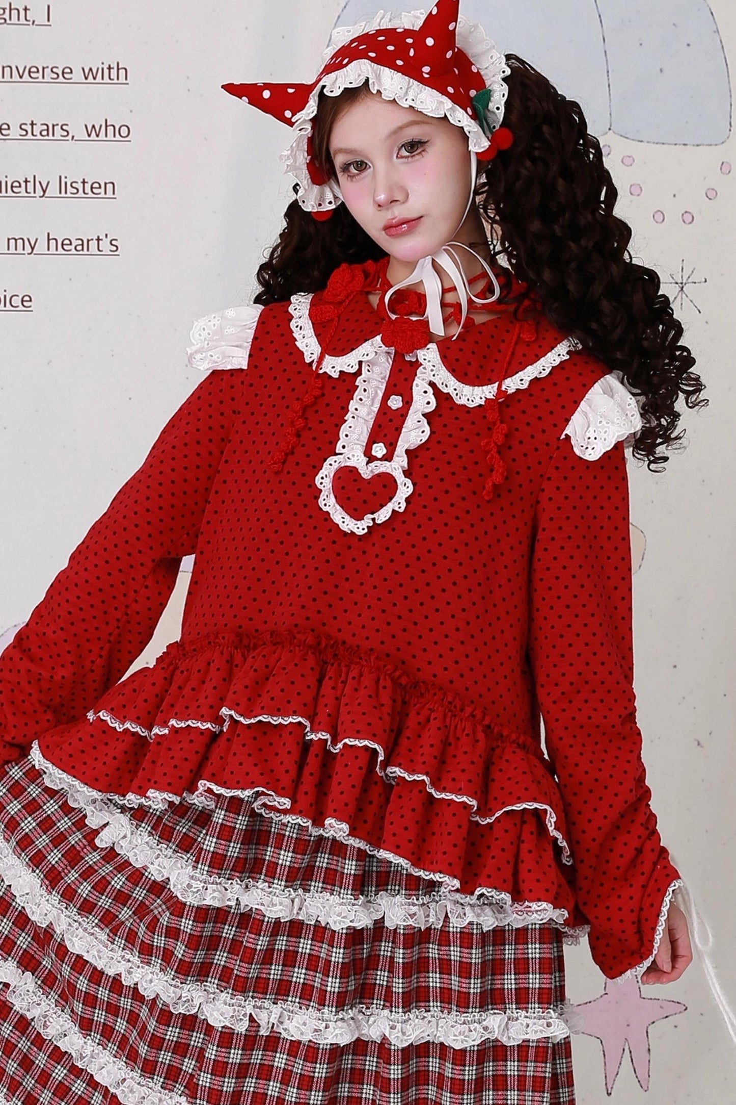 Christmas Girl Fleece Top