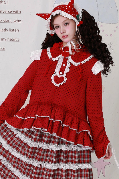 Christmas Girl Fleece Top