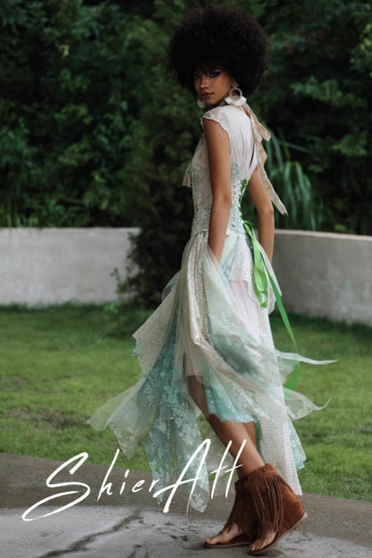 Vintage Wind Strappy Dress