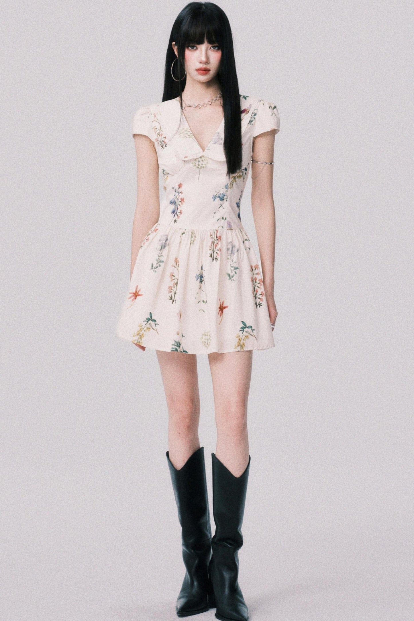 Floral French Doll Dress