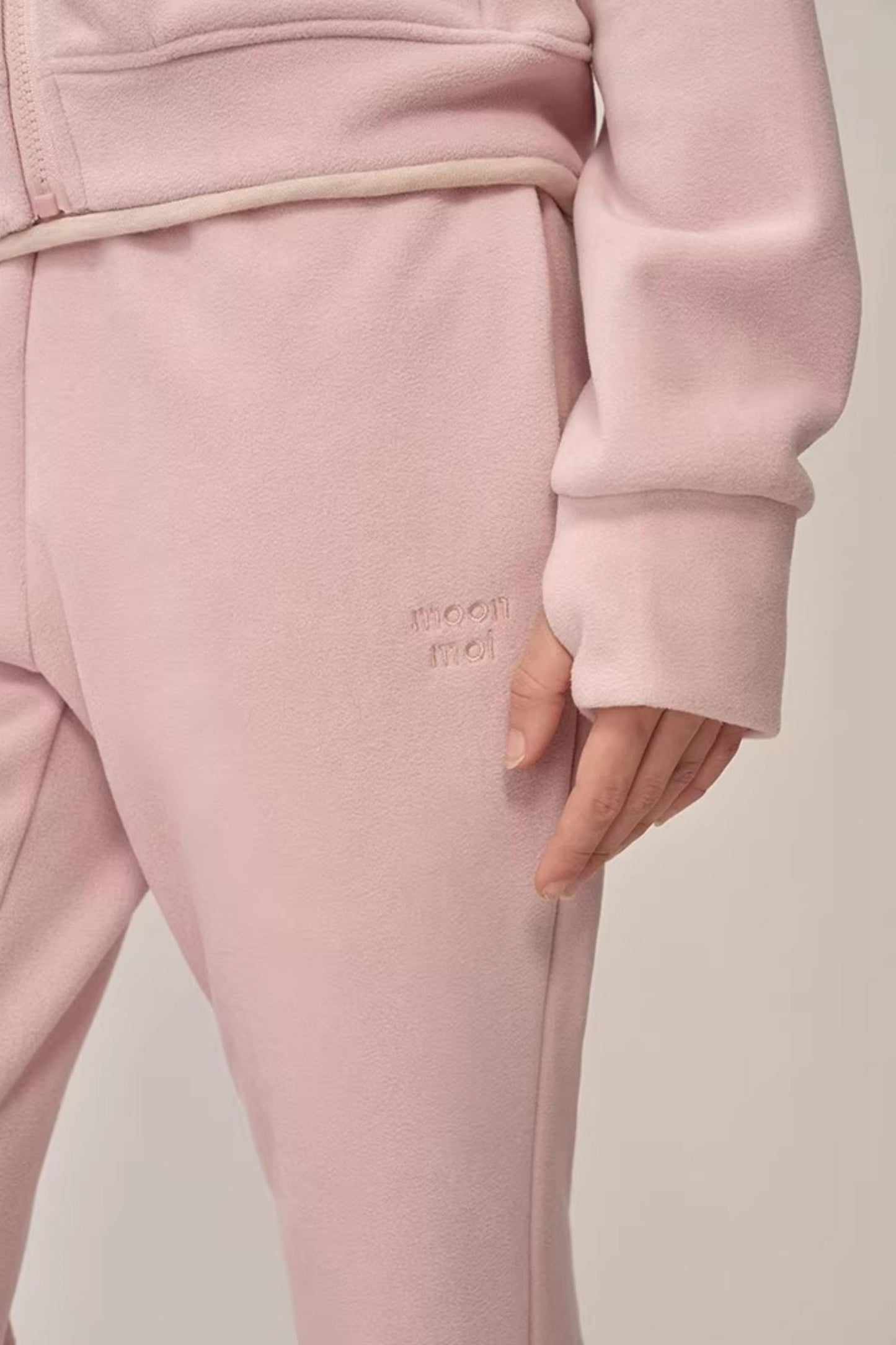 Double-Sided Fleece Hooded Jacket Set-Up