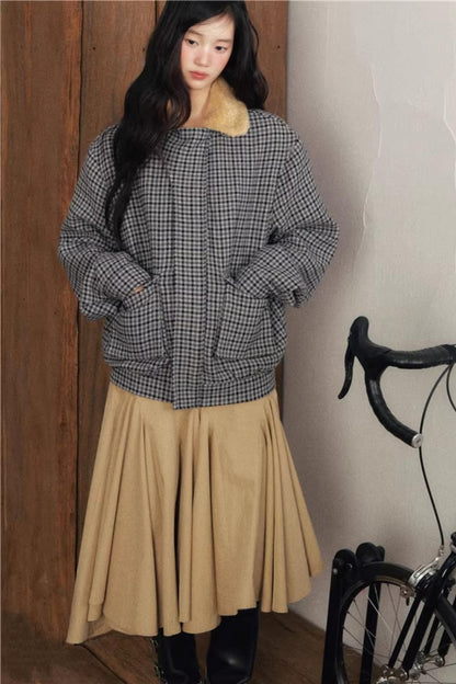 Slanted Edge Irregular Skirt