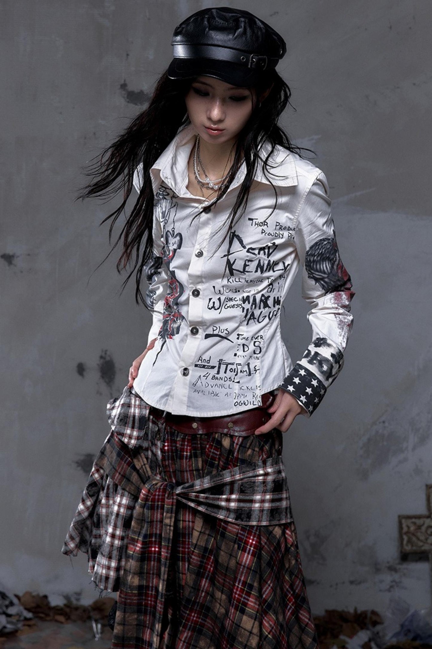 Vintage Rebel Slim Fit Long Sleeve Shirt