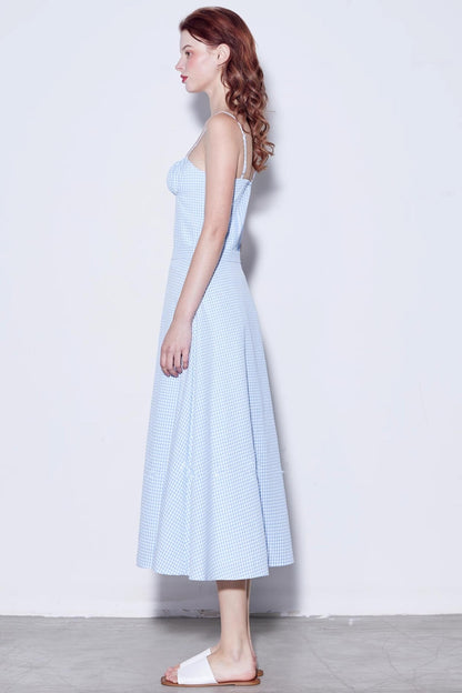 Checkered Sweetheart Summer Skirt Set-Up