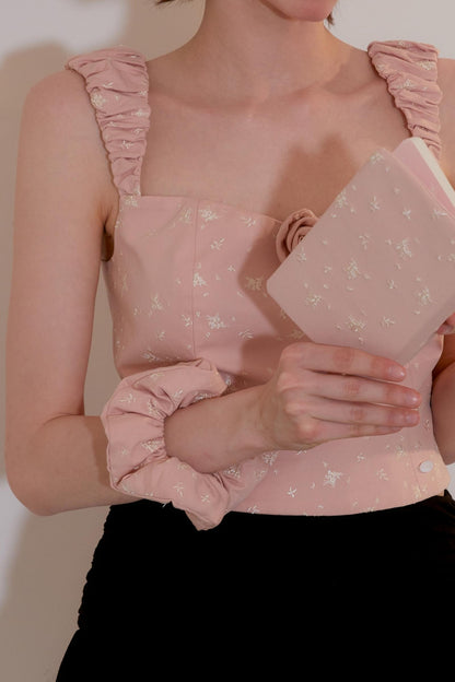 Rose Embossed Hair Band