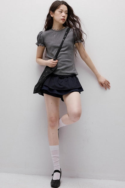 Cleanfit Puff Sleeve T-Shirt